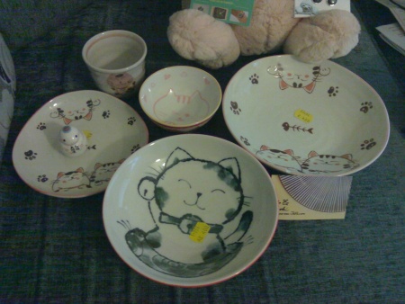 All these, including the snake zodiac thing, only cost £22. I love cute bowls too much....