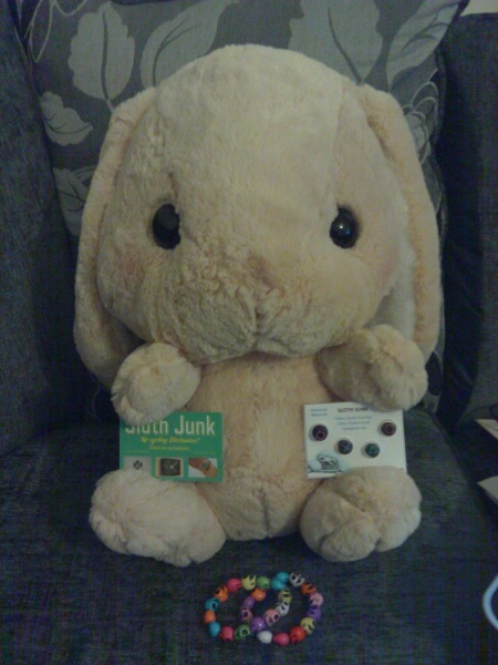 And this is Bun Bun, a Amuse plush, it's huge. Like over 40cm tall. Official name is Chappy but I have named him Bun Bun.
